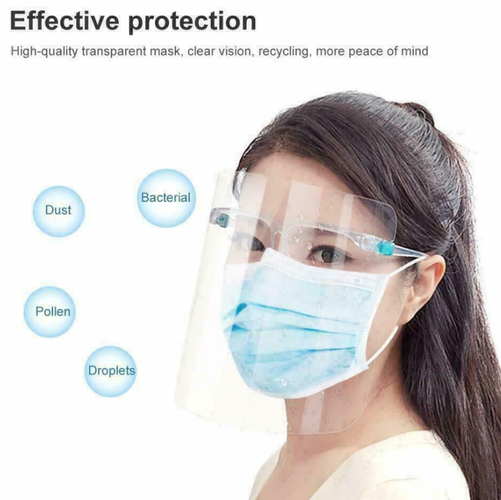 2Pc Face shield - Picture 2 of 4